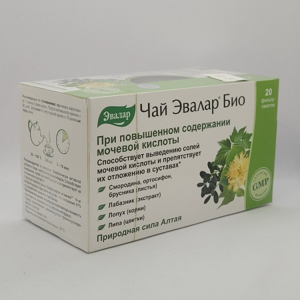 Evalar bio caj za mokracnu kiselinu